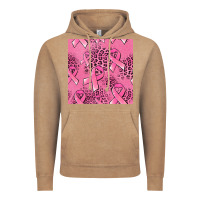 Vintage Coffee breast cancer seamless pattern Vintage Hoodie - Jasminsmagicworld