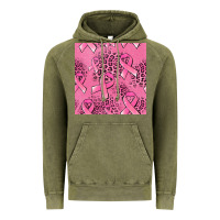 Breast Cancer Seamless Pattern Vintage Hoodie | Teevron