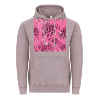 Vintage Zinc breast cancer seamless pattern Vintage Hoodie - Jasminsmagicworld