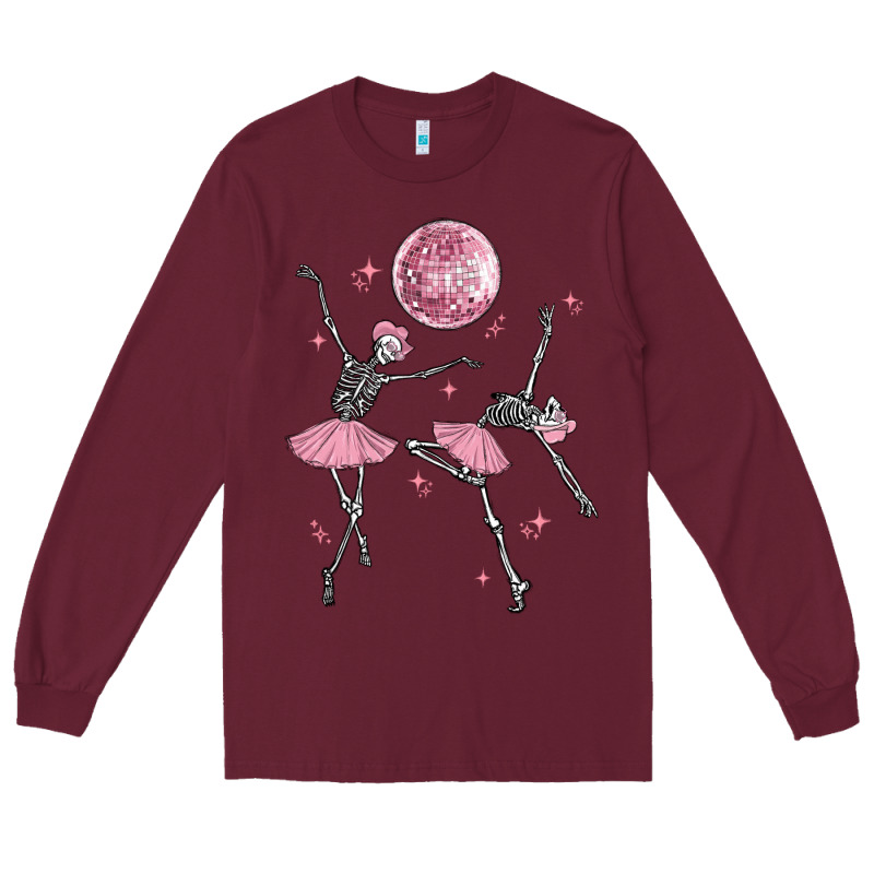 Skeleton Ballerina Long Sleeve Tee by MaliasSmallBusiness | Teevron