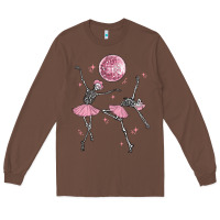 Chestnut skeleton ballerina Long Sleeve Tee - MaliasSmallBusiness