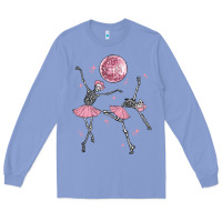 Colony Blue skeleton ballerina Long Sleeve Tee - MaliasSmallBusiness