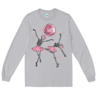 Moon Dust skeleton ballerina Long Sleeve Tee - MaliasSmallBusiness