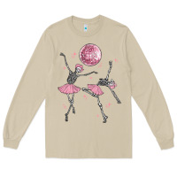 Mushroom skeleton ballerina Long Sleeve Tee - MaliasSmallBusiness