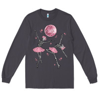 Smoke skeleton ballerina Long Sleeve Tee - MaliasSmallBusiness