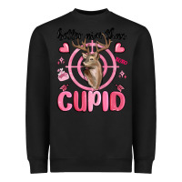 Black better aim than cupid Heavyweight Sweatshirt - MaliasSmallBusiness