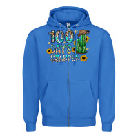 True Royal 100 days sharfer Zipper Hoodie - SublimationCraftShop