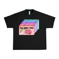 Black too many tabs Urban Heavy Tee - MaliasSmallBusiness