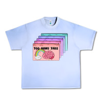 Grape Ice too many tabs Urban Heavy Tee - MaliasSmallBusiness