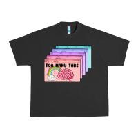 Pigment Black too many tabs Urban Heavy Tee - MaliasSmallBusiness