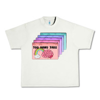 Pistachio too many tabs Urban Heavy Tee - MaliasSmallBusiness