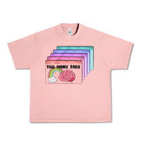 Salmon too many tabs Urban Heavy Tee - MaliasSmallBusiness