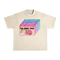 Sandshell too many tabs Urban Heavy Tee - MaliasSmallBusiness