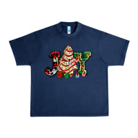 Navy joy with christmas tree cake ado Urban Heavy Tee - AdoDesignShop