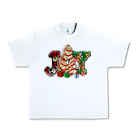 White joy with christmas tree cake ado Urban Heavy Tee - AdoDesignShop