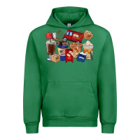 Emerald Postal Worker Coffee Cups Urban Hoodie - FaDigitalArtStudio