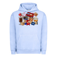 Pigment Grape Ice Postal Worker Coffee Cups Urban Hoodie - FaDigitalArtStudio