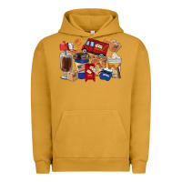 Pigment Peanut Butter Postal Worker Coffee Cups Urban Hoodie - FaDigitalArtStudio