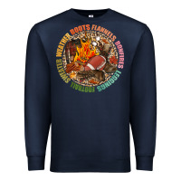 Navy Boots flannels bonfires leggins football Premium Sweatshirt - NancyCooperArtShop