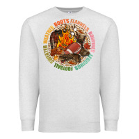 Oatmeal Heather Boots flannels bonfires leggins football Premium Sweatshirt - NancyCooperArtShop