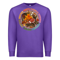 Purple Boots flannels bonfires leggins football Premium Sweatshirt - NancyCooperArtShop