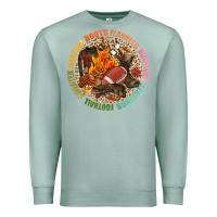 Seafoam Boots flannels bonfires leggins football Premium Sweatshirt - NancyCooperArtShop