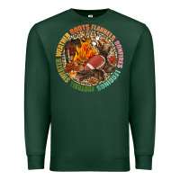 Sports Green Boots flannels bonfires leggins football Premium Sweatshirt - NancyCooperArtShop