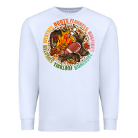 White Boots flannels bonfires leggins football Premium Sweatshirt - NancyCooperArtShop