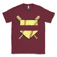 Burgundy custom baseball Classic Tee - MaliasSmallBusiness