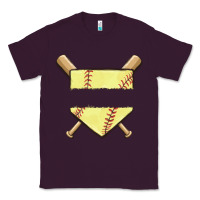 Plum custom baseball Classic Tee - MaliasSmallBusiness