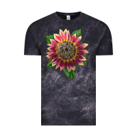 Cloud Black crimson blaze sunflower Vintage Tee - LillyAllenDesigns