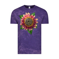 Cloud Purple crimson blaze sunflower Vintage Tee - LillyAllenDesigns