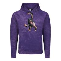 Cloud Purple baby chimpanzee Vintage Hoodie - LillyAllenDesigns