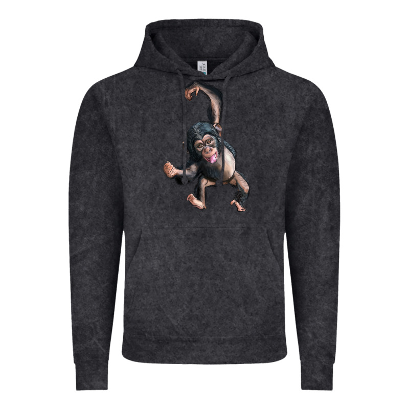 Baby Chimpanzee Vintage Hoodie by LillyAllenDesigns | Teevron