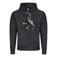 Vintage Black baby chimpanzee Vintage Hoodie - LillyAllenDesigns