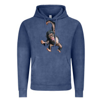 Vintage Denim baby chimpanzee Vintage Hoodie - LillyAllenDesigns