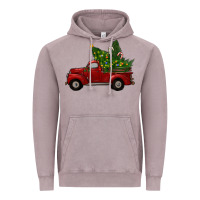 Vintage Zinc Christmas Trees With Truck Vintage Hoodie - RanaPortraitStore