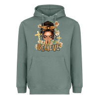 Sage believe praying caucasian messy bun Heavyweight Hoodie - texasbilliewilder