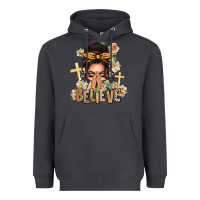 Smoke believe praying caucasian messy bun Heavyweight Hoodie - texasbilliewilder