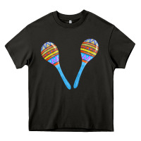 Asphalt blue maracas Heavy Core Tee - FaDigitalArtStudio