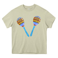 Mossy blue maracas Heavy Core Tee - FaDigitalArtStudio