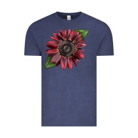 Vintage Denim chocolate sunflower Vintage Tee - LillyAllenDesigns