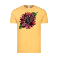 Vintage Mustard chocolate sunflower Vintage Tee - LillyAllenDesigns