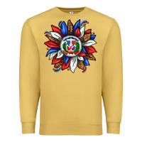 Antique Gold dominican sunflower Premium Sweatshirt - texasbilliewilder