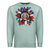 Seafoam dominican sunflower Premium Sweatshirt - texasbilliewilder