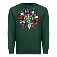 Sports Green dominican sunflower Premium Sweatshirt - texasbilliewilder