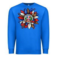 True Royal dominican sunflower Premium Sweatshirt - texasbilliewilder