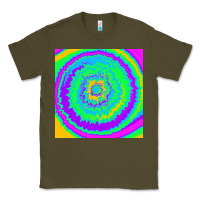 Army Green tye die pattern Classic Tee - RanaPortraitStore