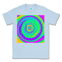 Dusty Blue tye die pattern Classic Tee - RanaPortraitStore