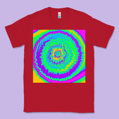 Tye Die Pattern Classic Tee Designed By Ranaportraitstore